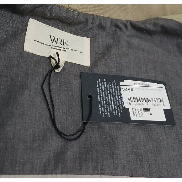 Work rest karma Matteo gottardi mens large lightweight tan jacket summer spring - Picture 4 of 7